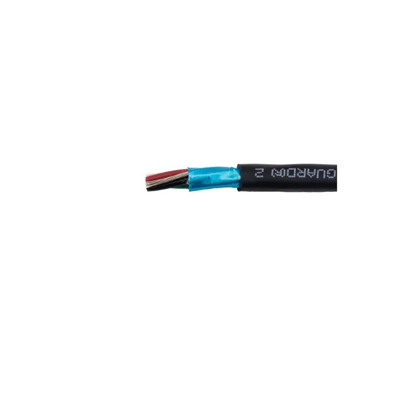 Alpha Wire XTRA-GUARD 2 Control Cable, 4 Cores, Screened, 30m, Black PVC Sheath, 300V, 22AWG, Armoured 25194 BK005