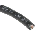 Alpha Wire XTRA-GUARD 2 Control Cable, 4 Cores, Screened, 30m, Black PVC Sheath, 300V, 22AWG, Armoured 25194 BK005