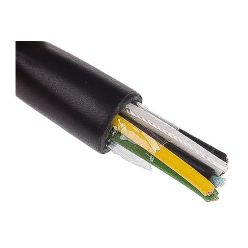 Alpha Wire XTRA-GUARD 2 Control Cable 6 Cores 0.81mm² 18 AWG Unscreened Black 30m Polyvinyl Chloride 300V 25066 BK005
