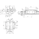 Bosch Rexroth Guide Block R165171420 R1651 Series, Dynamic Load 36.5 kN, Static Load 48.1 kN, Carriage 97.7mm x 90mm