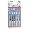 Bosch Jigsaw Blade for Aluminium and Soft Metal, High Speed Steel, 74 mm Length, T123X Series, Model 2608638473