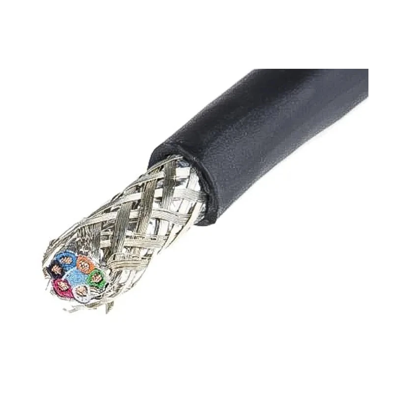 Alpha Wire XTRA-GUARD 2 Series Data Cable 1 Pair, 30 m, Polyurethane Black Jacket, 300V, 25271 BK005