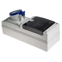 Scame DOMINO IP44 Wall Mounted Residual Current Device 2P+PE Angled Blue 32A 230V 