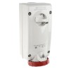 Scame Industrial Switchable Socket Interlock, 3+N+E, 16A, 415V, IP67, Polymer, Straight, Earthing Position 6h
