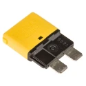 ETA Thermal Circuit Breaker 20A, 1-Pole, Type R, 32V AC, 48V DC, Base Mount, 1610-21-20A