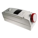 Scame Wall Mount Residual Current Device 16A 415V IP67 Red Angled Socket 3P+N+PE ADVANCE 2 