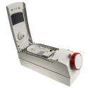 Scame Wall Mount Residual Current Device 16A 415V IP67 Red Angled Socket 3P+N+PE ADVANCE 2 