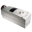 Scame Wall Mount Residual Current Device 16A 415V IP67 Red Angled Socket 3P+N+PE ADVANCE 2 