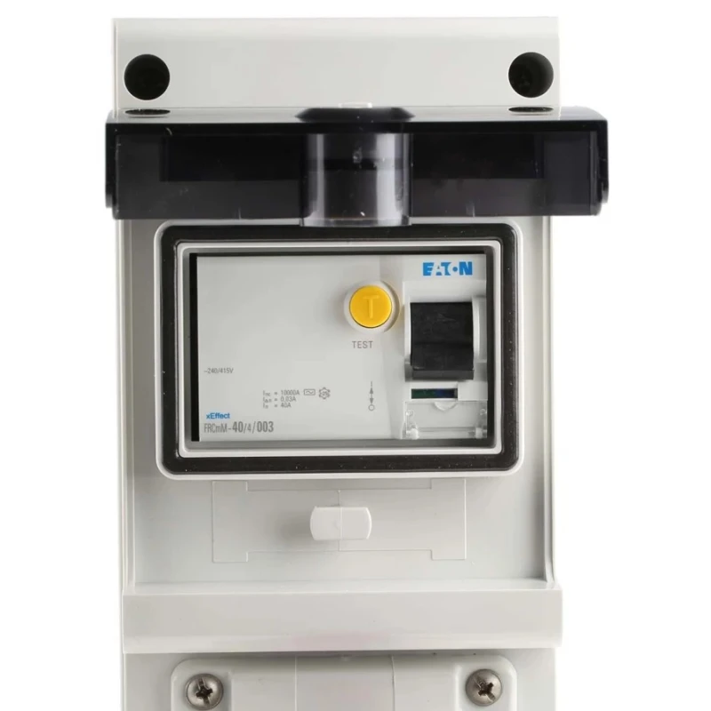 Scame DOMINO IP44 Residual Current Device Wall Mount 3P+PE 32A 415V Red 