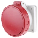 Scame Industrial Power Socket 16A 415V Grey IP67 2P+PE Optima 