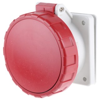 Scame Industrial Power Socket 16A 415V Grey IP67 2P+PE Optima 