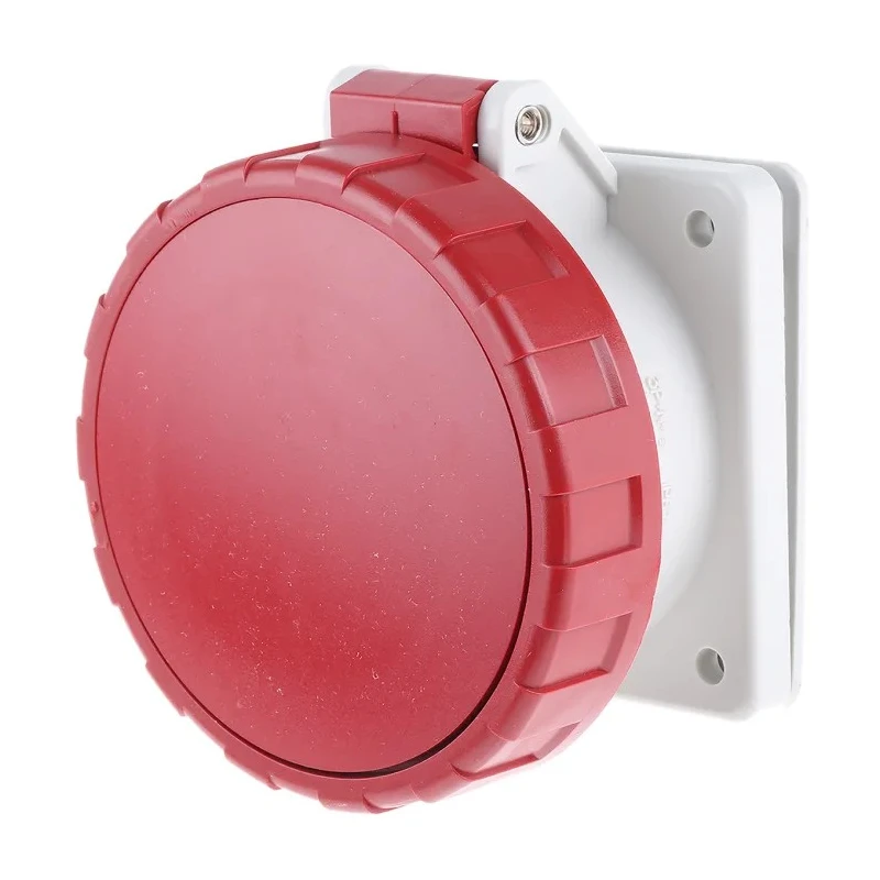 Scame Industrial Power Socket 16A 415V Grey IP67 2P+PE Optima 