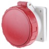 Scame Industrial Power Socket 16A 415V Grey IP67 2P+PE Optima