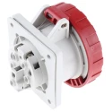 Scame Industrial Power Socket 16A 415V Grey IP67 2P+PE Optima 