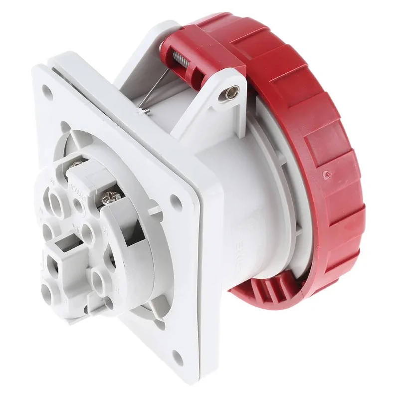 Scame Industrial Power Socket 16A 415V Grey IP67 2P+PE Optima 
