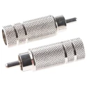 RS PRO Natural Straight Cable RCA Plug, Nickel Plated, Brass Body, Male Connector 411-097