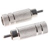 RS PRO Natural Straight Cable RCA Plug, Nickel Plated, Brass Body, Male Connector 411-097