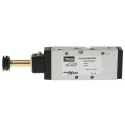 Parker Pneumatic Solenoid Valve 5/2 Solenoid/Spring, 1/4 in G Port, Anodised Aluminium P2LBX