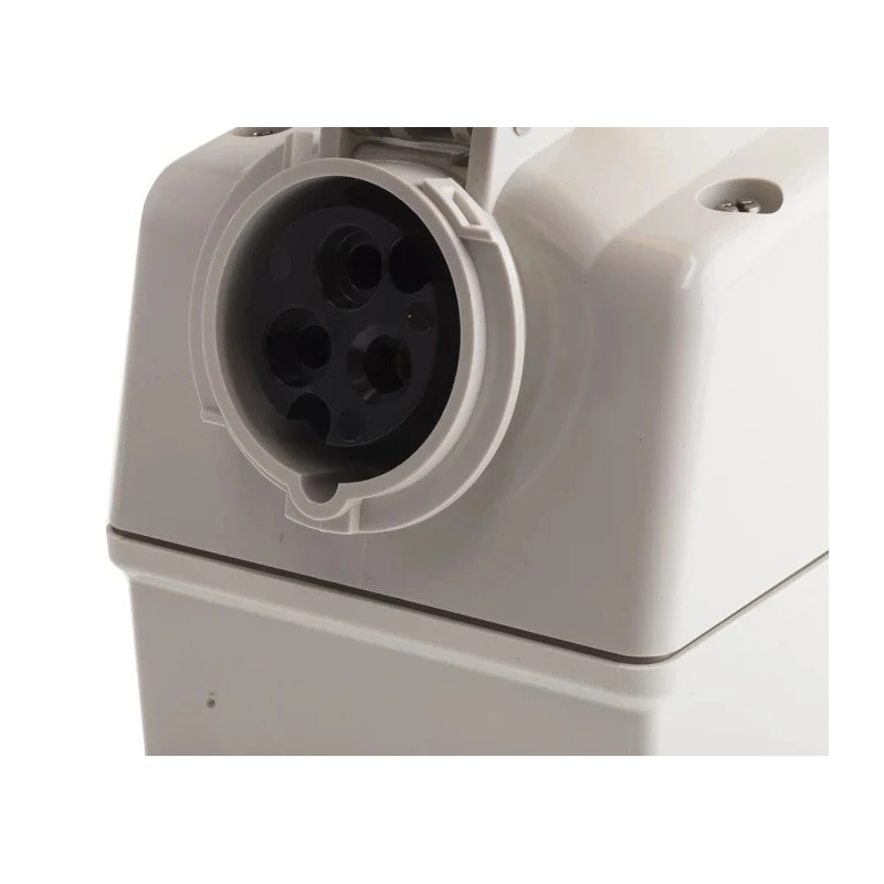 Scame Switchable Industrial Interlock Socket, 2+E, 16A, 130V, IP67, Earthing Position 4h, Straight, Polymer Body 