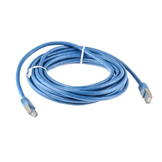 RS PRO Cat6 Ethernet Cable 5 m Blue RJ45 Male to RJ45 Male S/FTP PVC 411-172