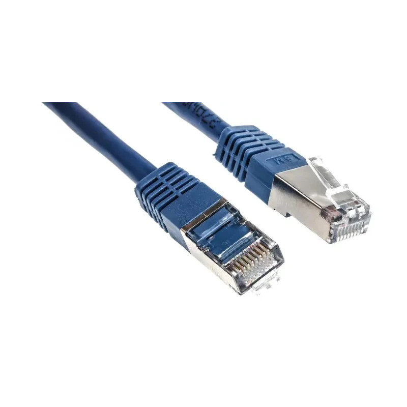 RS PRO Cat6 Ethernet Cable 5 m Blue RJ45 Male to RJ45 Male S/FTP PVC 411-172