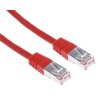 RS PRO Cat6 Ethernet Cable 10 m Red RJ45 Male to RJ45 Male S/FTP PVC 411-318