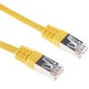 RS PRO Cat6 Ethernet Cable Shielded PVC Yellow 0.5m S/FTP RJ-45 Plug