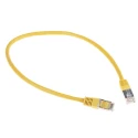 RS PRO Cat6 Ethernet Cable Shielded PVC Yellow 0.5m S/FTP RJ-45 Plug