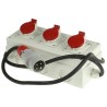 Scame  Surface Mount Industrial Power Socket 16A 415V 3P+PE IP44 Thermoplastic Red DOMINO IP66