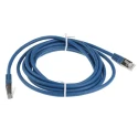 RS PRO Cat6 Ethernet Cable 3m Blue S/FTP PVC RJ45 Male to Male 411-457