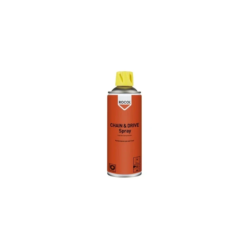 Rocol Chain and Drive Spray Lubricant Aerosol Multi Purpose Oil, 300 ml, Light Brown 22001