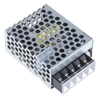 Mean Well Switching Power Supply 12V DC, 15.6W, Chassis Mount, Universal Input, RS-15-12