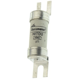 Eaton British Standard Fuse 2A, 14 x 55 mm, 550V AC, Breaking Capacity 80kA, Tag Type NITD2