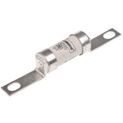 Eaton British Standard Tag Fuse A2 10A 550V AC, High Rupture Capacity, Offset Tag, 73 mm AAO10