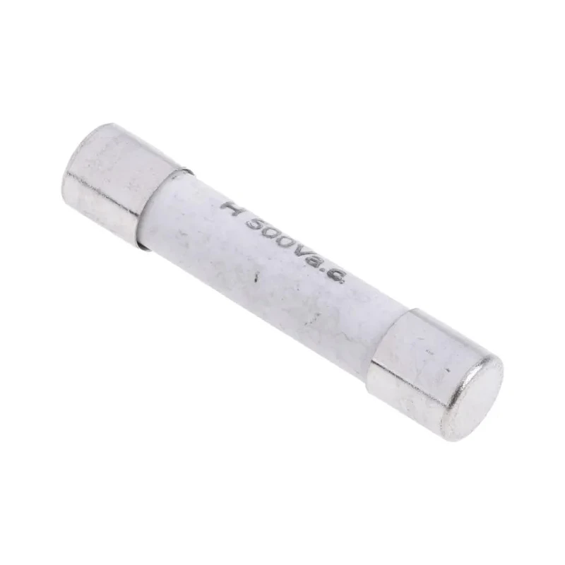 RS PRO Ceramic Cartridge Fuse 1A, 500V AC, T Time Delay, 6.3 x 32 mm, Anti-Surge, High Breaking Capacity 414-027