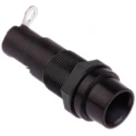 Schurter 10A Panel Mount Fuse Holder, 1 Pole, For 6.3 x 32 mm Fuses, 250V AC, Thermoset, IP40, Manual Cap, FEU 0031.1804