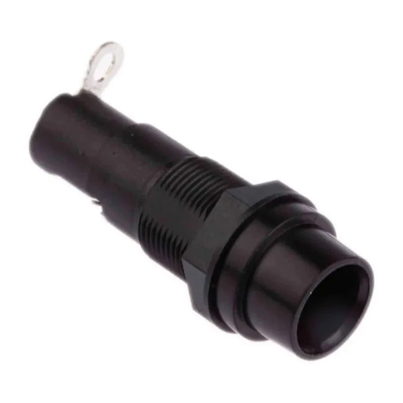 Schurter 10A Panel Mount Fuse Holder, 1 Pole, For 6.3 x 32 mm Fuses, 250V AC, Thermoset, IP40, Manual Cap, FEU 0031.1804