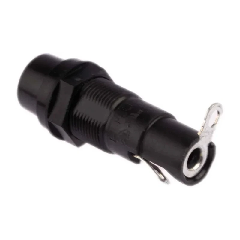 Schurter 10A Panel Mount Fuse Holder, 1 Pole, For 6.3 x 32 mm Fuses, 250V AC, Thermoset, IP40, Manual Cap, FEU 0031.1804