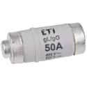ETI Neozed Fuse D02, 50A, 400V AC, E18 Thread, Ceramic Body, Breaking Capacity 50kA 2212004