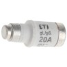 ETI Neozed Fuse D02, 20A, 400V AC, E18 Thread Size, Ceramic Body, Breaking Capacity 50kA 2212001