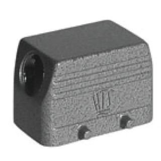 TE Connectivity HB Range Heavy Duty Power Connector Hood, Aluminium Alloy, IP68/IP65, M25 Thread, Size Code 4, 1106430-4