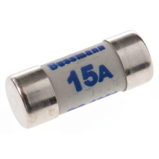 Eaton Ceramic Cartridge Fuse 15A, 240V AC, 10 x 26 mm, Cylindrical, High Breaking Capacity C1515