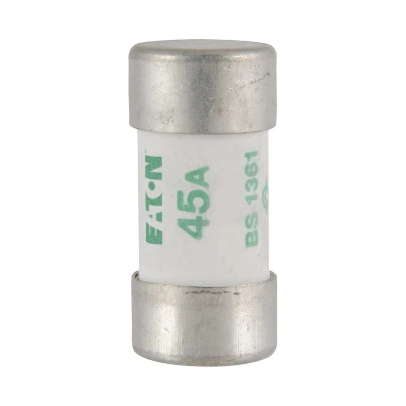 Eaton Cartridge Fuse 45A 240V AC Ceramic Body 17 x 35 mm Bussmann Series C4545