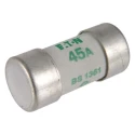 Eaton Cartridge Fuse 45A 240V AC Ceramic Body 17 x 35 mm Bussmann Series C4545