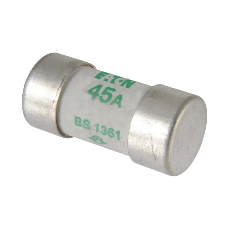 Eaton Cartridge Fuse 45A 240V AC Ceramic Body 17 x 35 mm Bussmann Series C4545