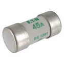 Eaton Cartridge Fuse 45A 240V AC Ceramic Body 17 x 35 mm Bussmann Series C4545