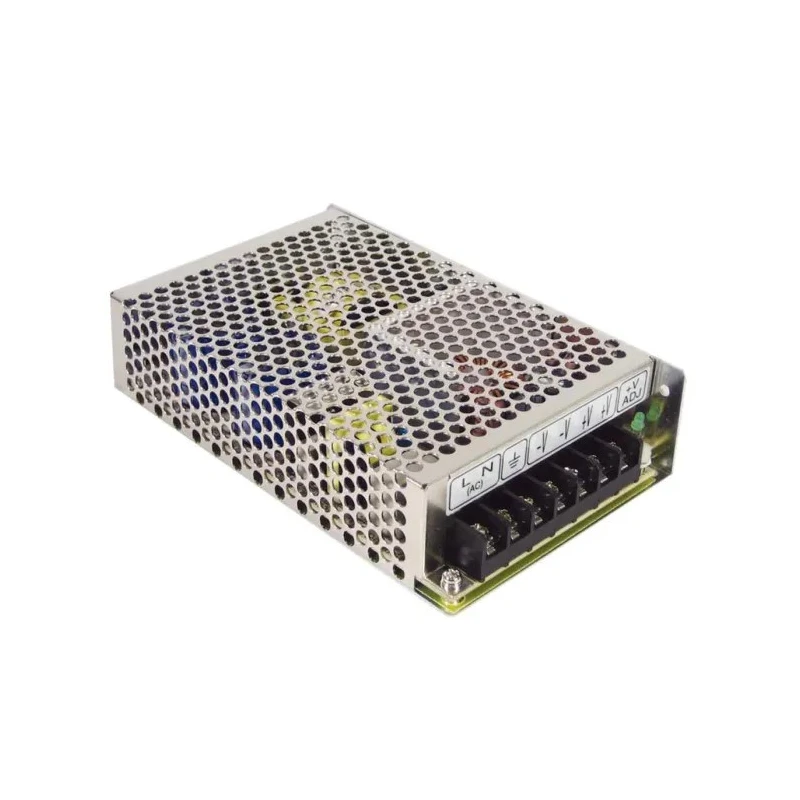 MEAN WELL Triple Output Switching Power Supply, Chassis Mount, 3 Outputs, 12V DC, 84.5W, RT-85A