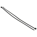 HellermannTyton Releasable Cable Tie, 350 mm x 4.6 mm, Black Polyamide 66, 200N Tensile Strength 115-02300 RELK2L-PA66-BK