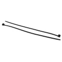 HellermannTyton Releasable Cable Tie, 250 mm x 4.6 mm, Black Polyamide 66 115-02000 RELK2M-PA66-BK