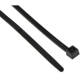HellermannTyton Releasable Cable Tie Black Polyamide 66 300mm x 4.6mm 115-06760 RELK2I-PA66-BK